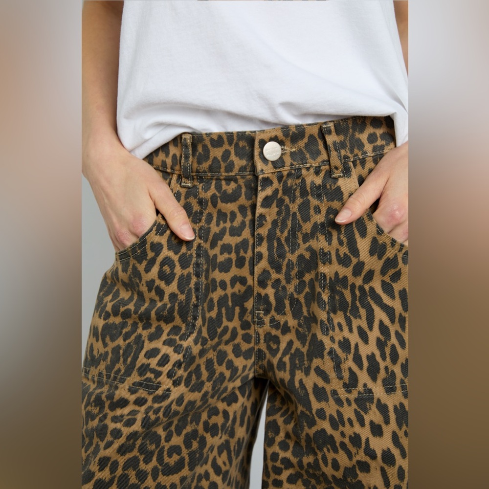 Damson Madder Cargo Jeans Leopard UK 8 / US 4 - Picture 4 of 16